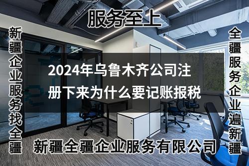 2024年乌鲁木齐公司注册下来为什么要记账报税